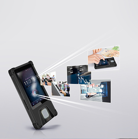 Nitgen UBio Tablet5 potable fingerprint scanner