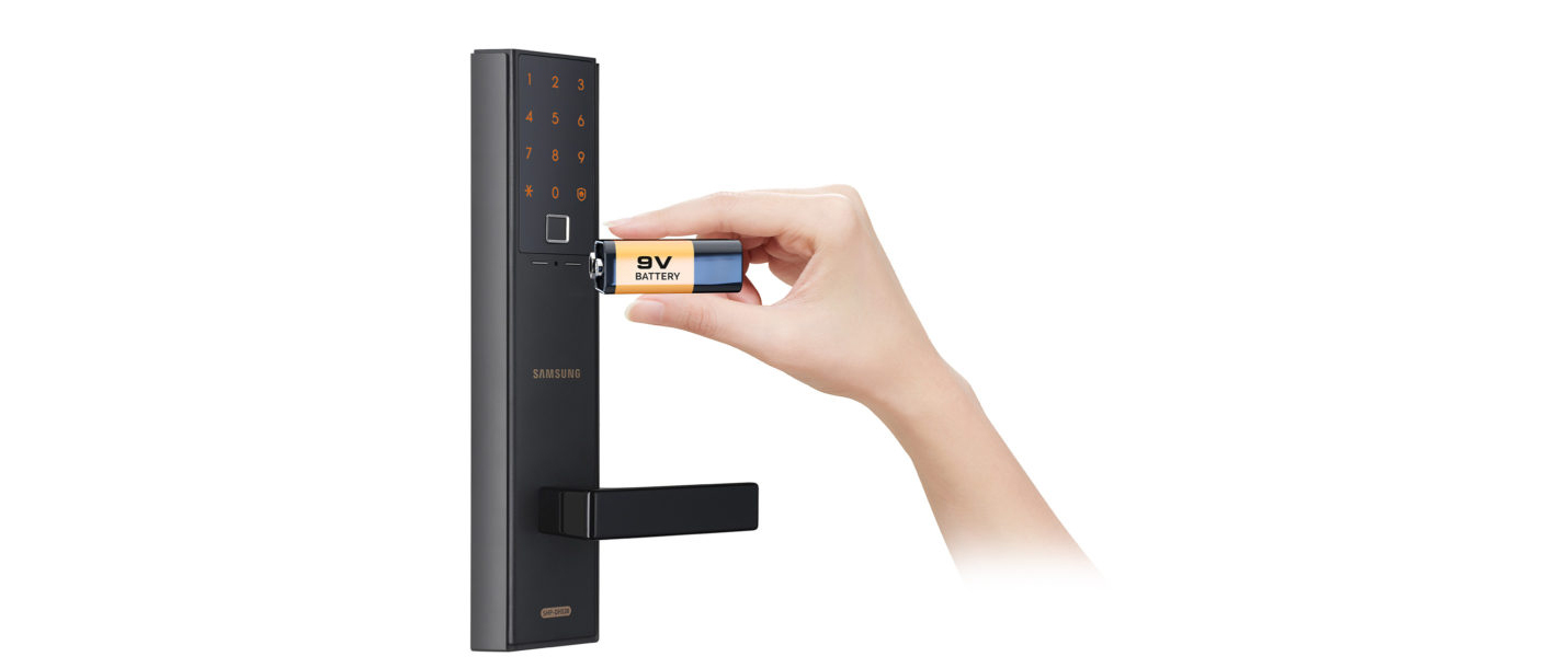 Battery and samsung smart door lock