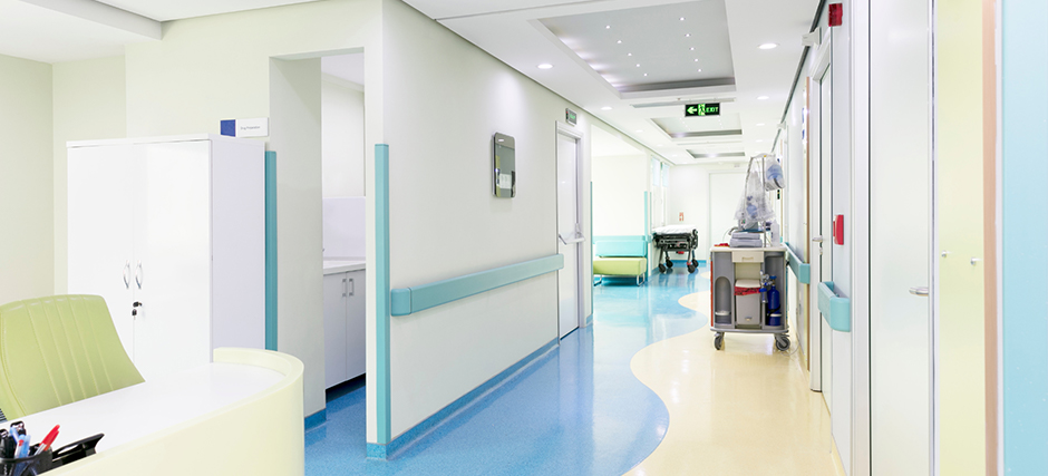 Hospital corridor