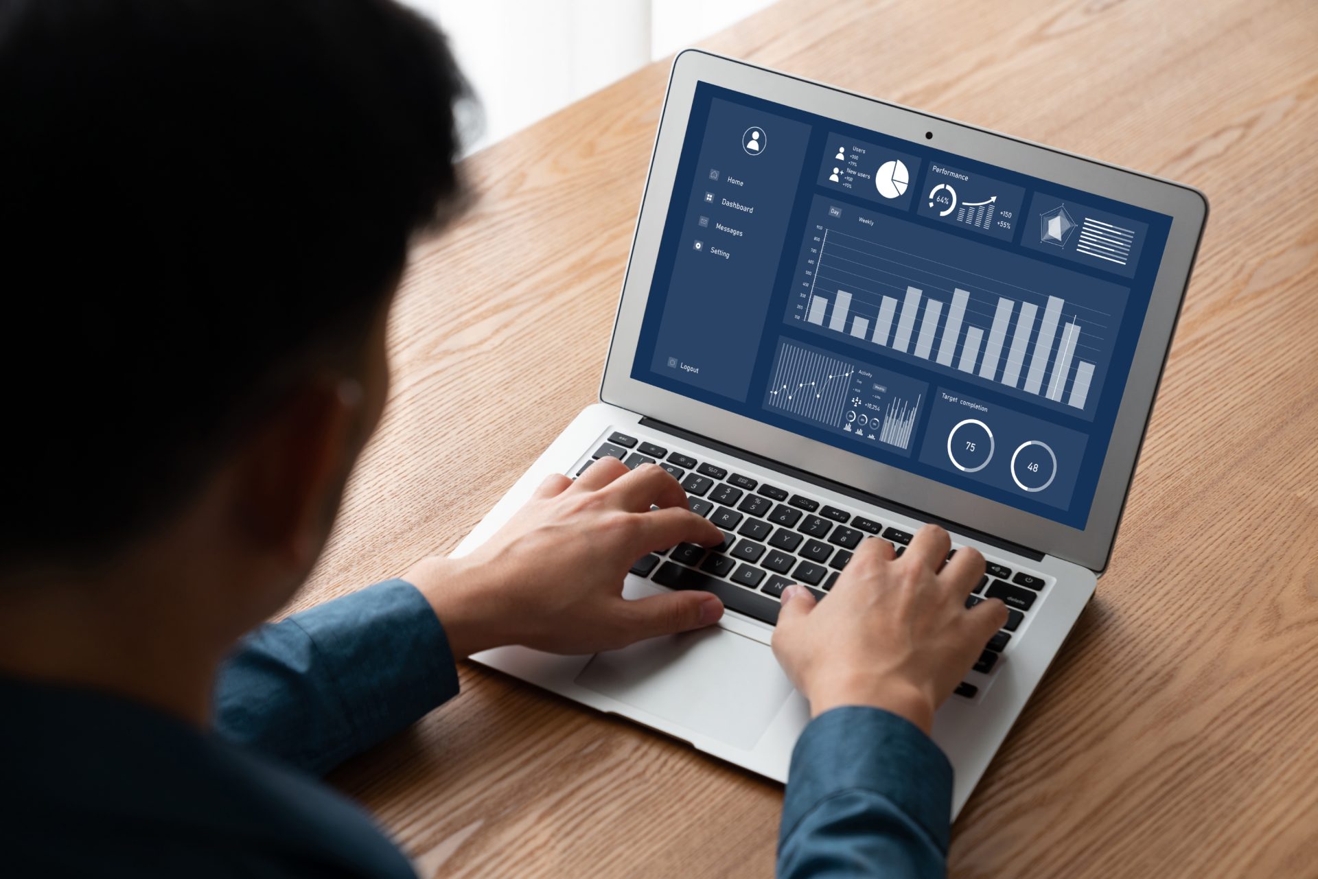 Admin dashboard for monitoring & approvals