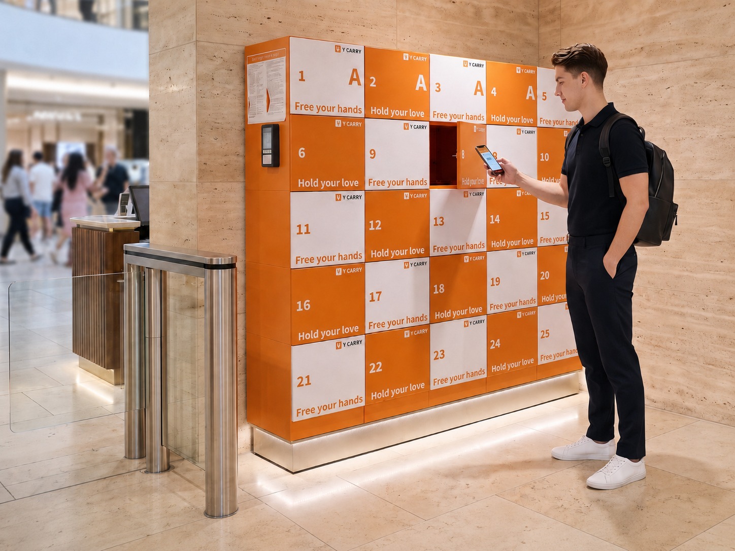 y carry smart digital locker